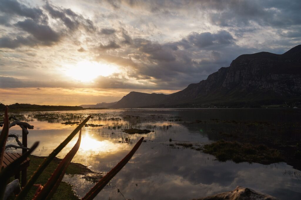 Eco-luxury retreat in Stanford book Hermanus lagoon lodge luxury eco-lodge near Kleinriver Mountains lodge with activities near Hermanus South Africa lodge for American tourists