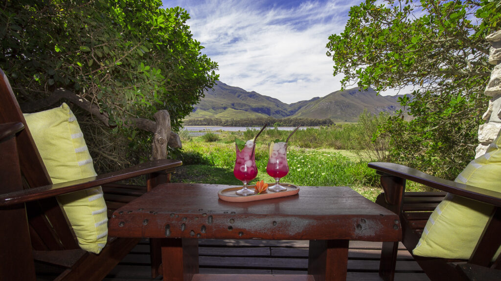 Eco-luxury retreat in Stanford book Hermanus lagoon lodge luxury eco-lodge near Kleinriver Mountains lodge with activities near Hermanus South Africa lodge for American tourists