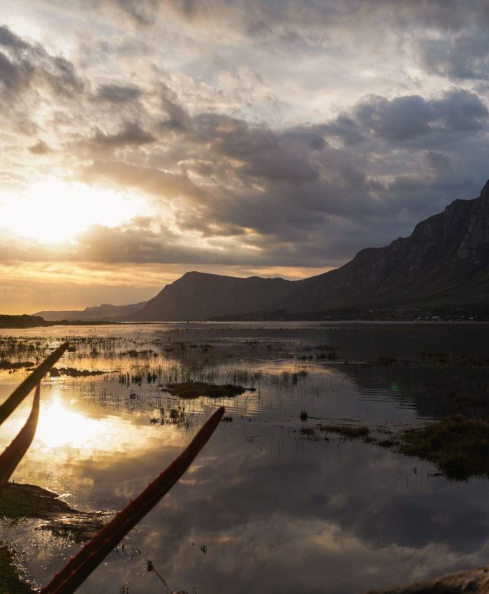 Eco-luxury retreat in Stanford book Hermanus lagoon lodge luxury eco-lodge near Kleinriver Mountains lodge with activities near Hermanus South Africa lodge for American tourists